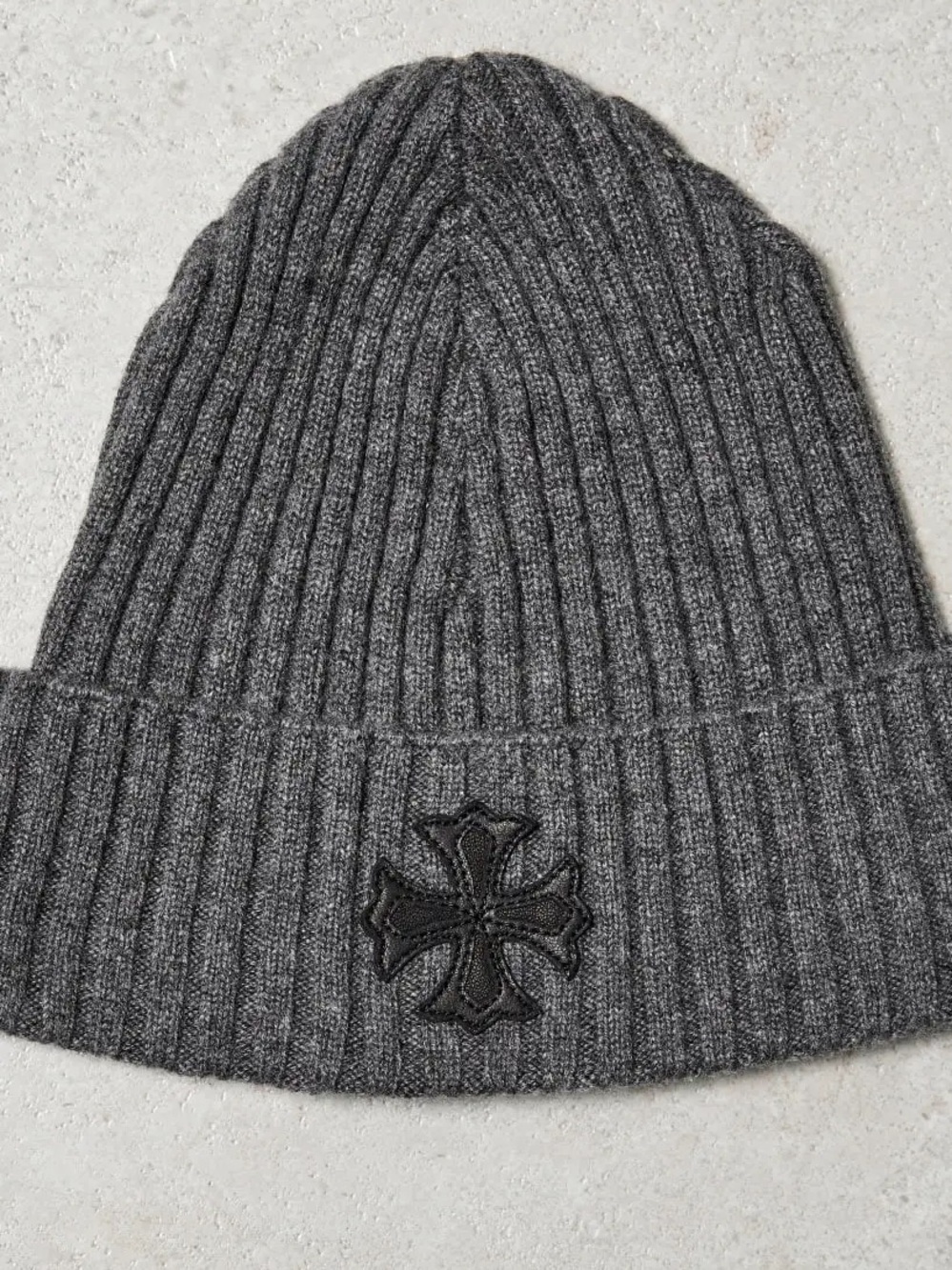 Like new Chrome Hearts plus patch beanie